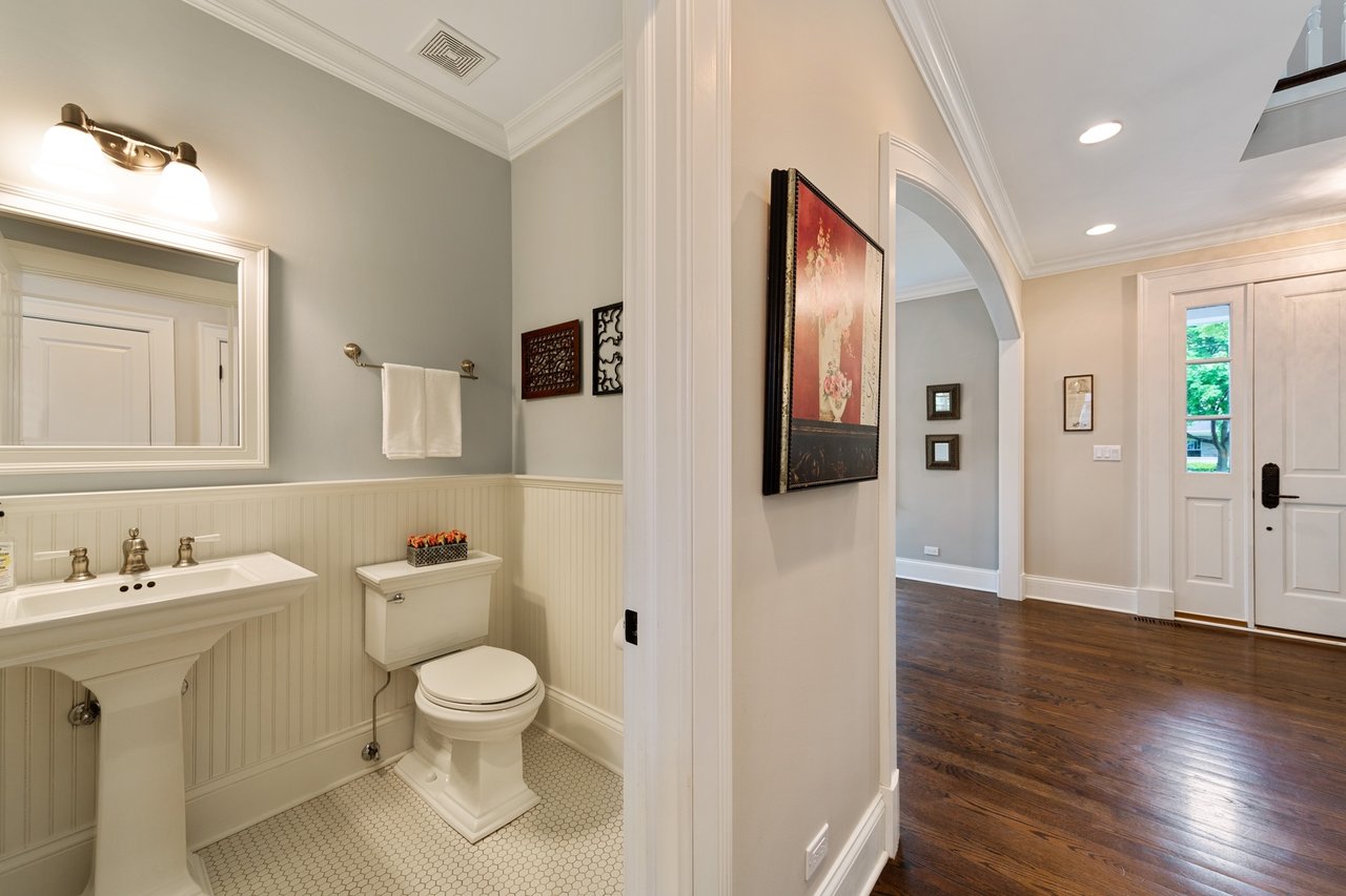 Timeless elegance meets transitional flair in builder's own award winning home