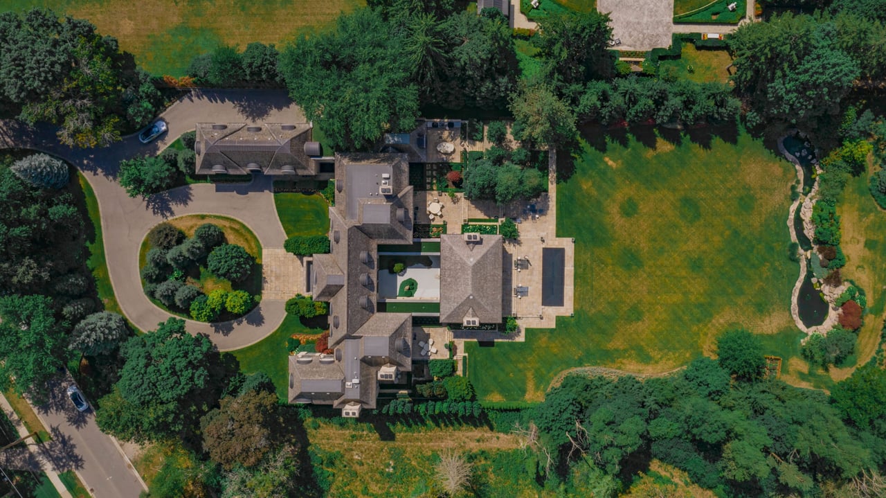 SOLD: Gated French Provincial Bridle Path Mansion