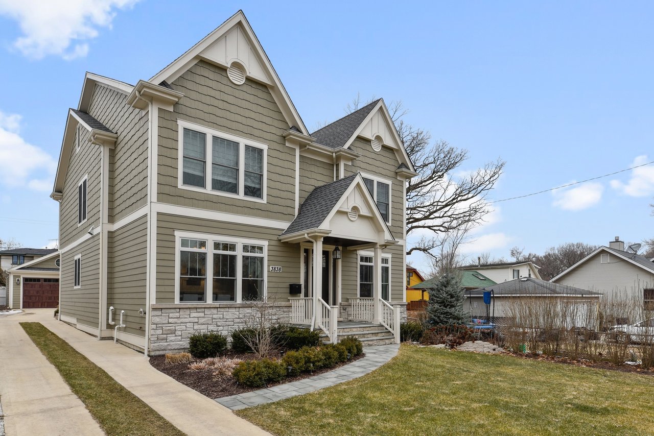 charming home in the coveted Old Town area of Western Springs is spectacular