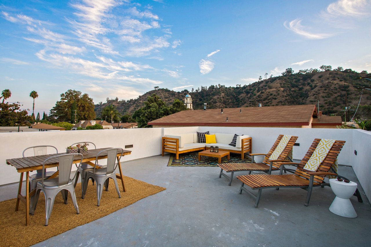 A modern gated compound with guest house in Frogtown. 