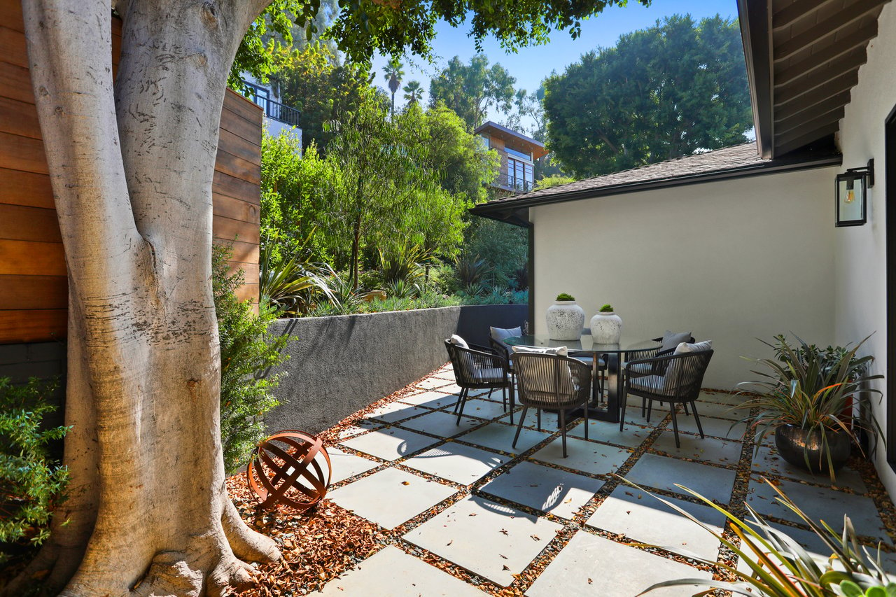 Impeccable renovated mid-century situated at the edge of Griffith Park 