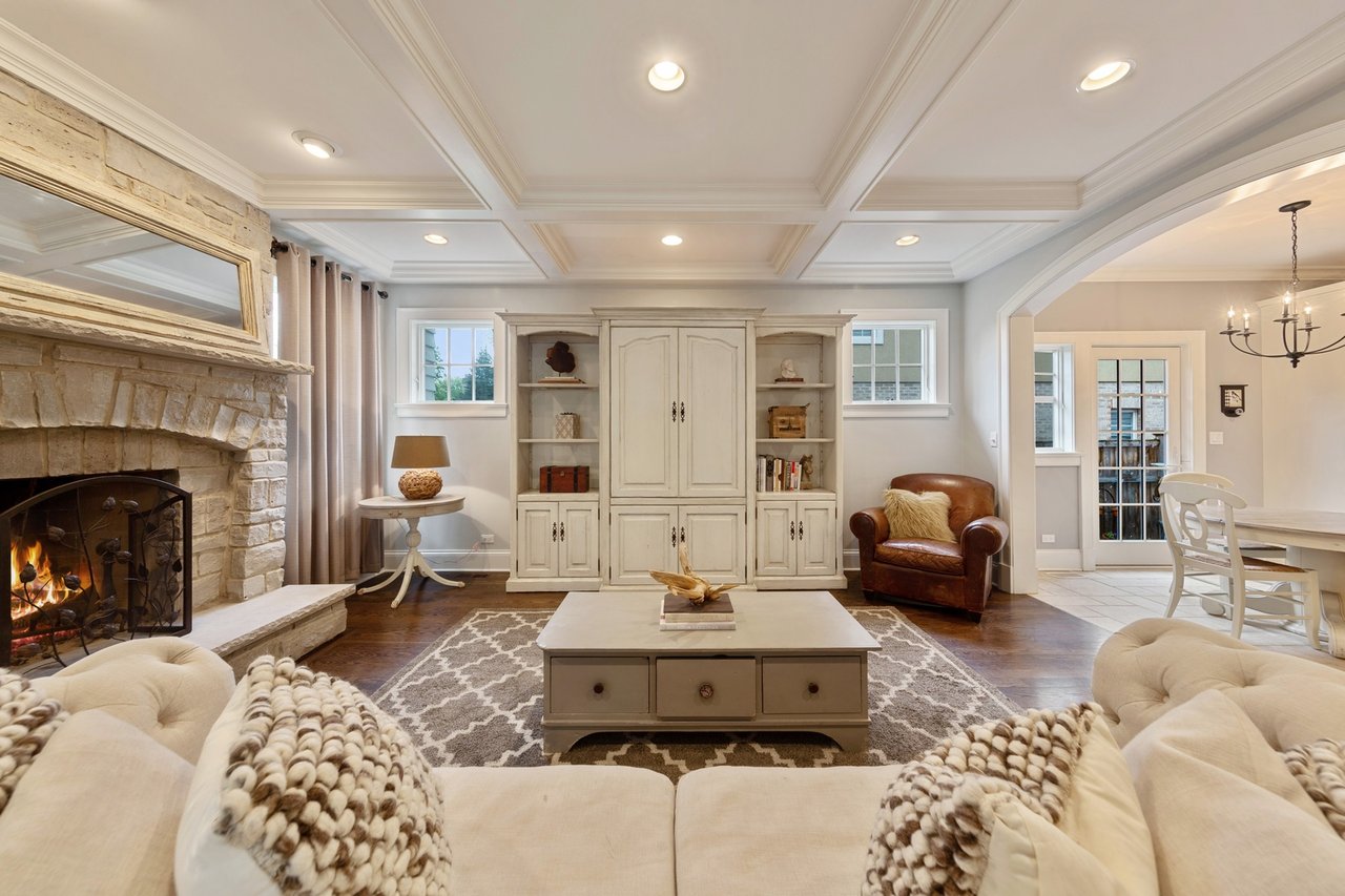 Timeless elegance meets transitional flair in builder's own award winning home