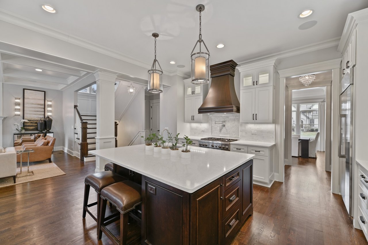 charming home in the coveted Old Town area of Western Springs is spectacular