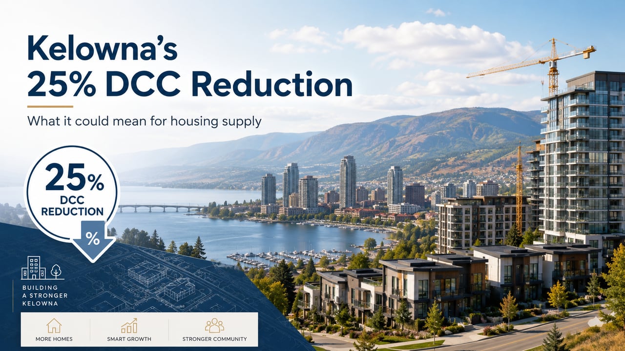 Kelowna Cuts Development Fees by 25%