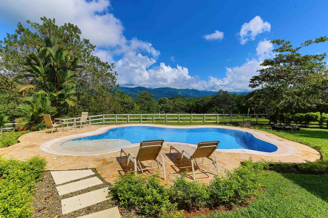 Nearly 50 Acres of Natural Beauty Amazing Mountain Views Luxury Nature Estate in Naranjito, Quepos