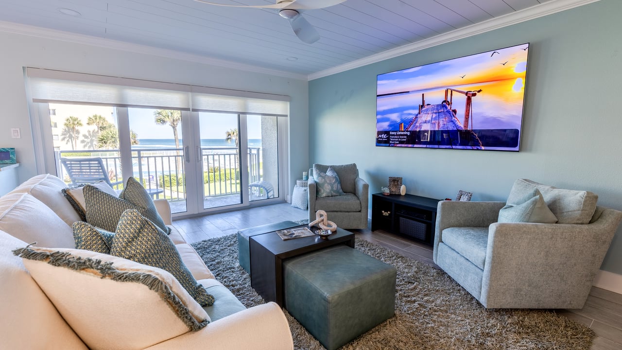Oceanfront Furnished Condo in New Smyrna Beach