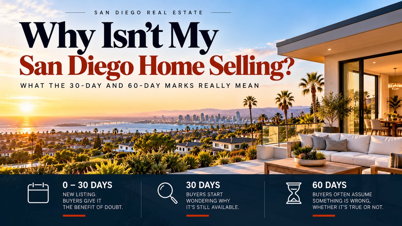 Why Isn't My San Diego Home Selling? What the 30-Day and 60-Day Marks Really Mean