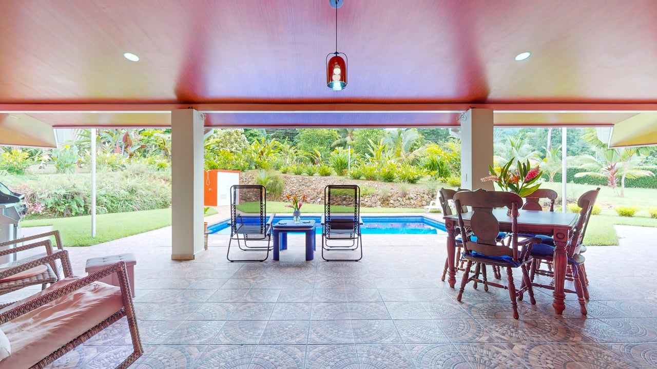 Contemporary Ojochal Retreat with Two Acres, Pool & Stream Access