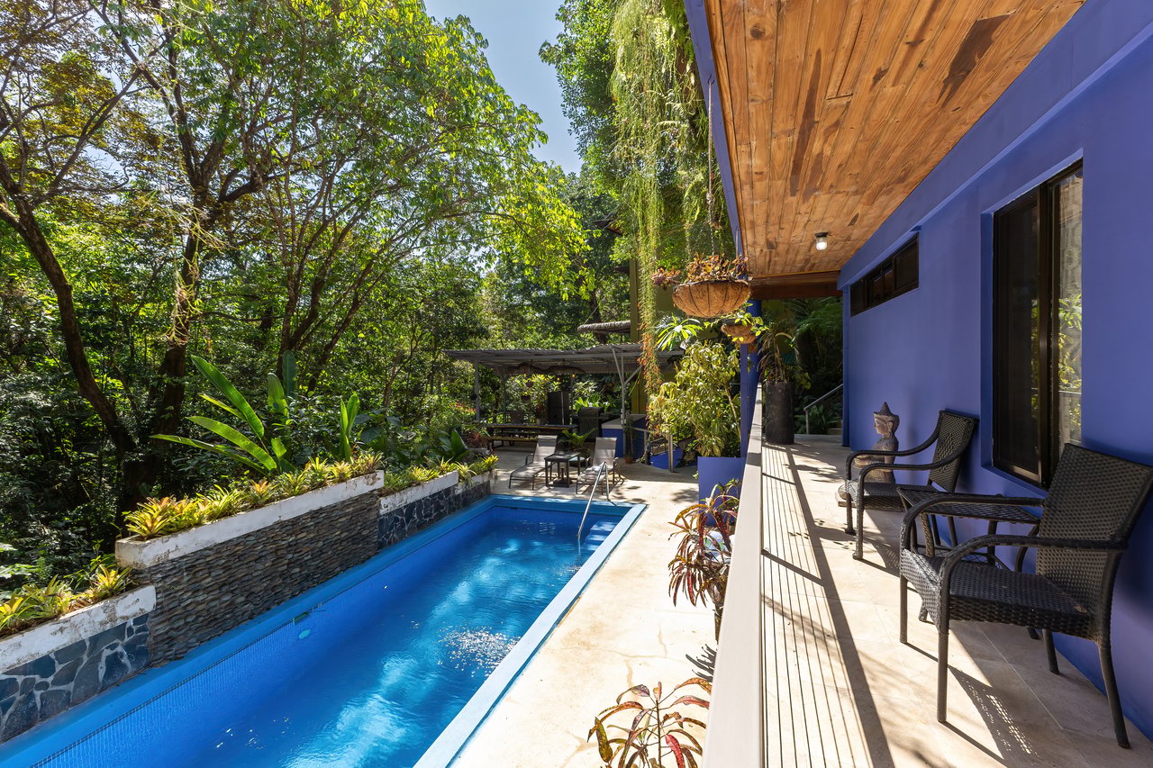 Casa Hermanas: Jungle Retreat with Pool, Guest Studio & Income Potential for Sale in Manuel Antonio