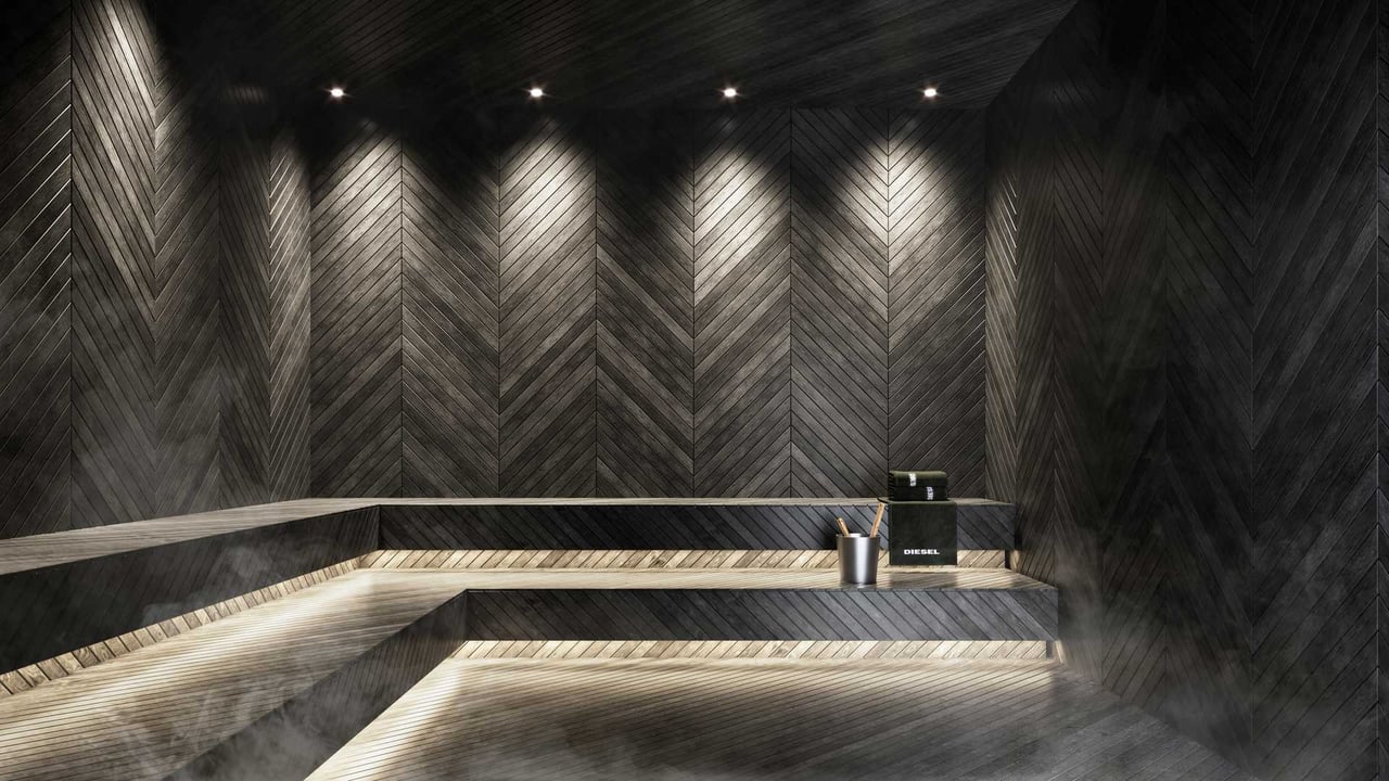 Diesel Wynwood sauna 