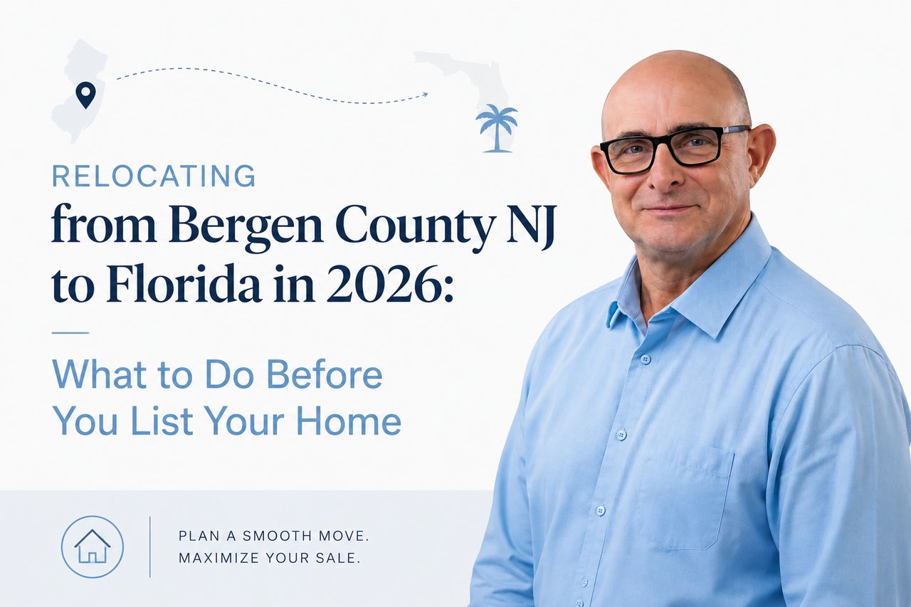 Relocating from Bergen County NJ to Florida in 2026: What to Do Before You List Your Home