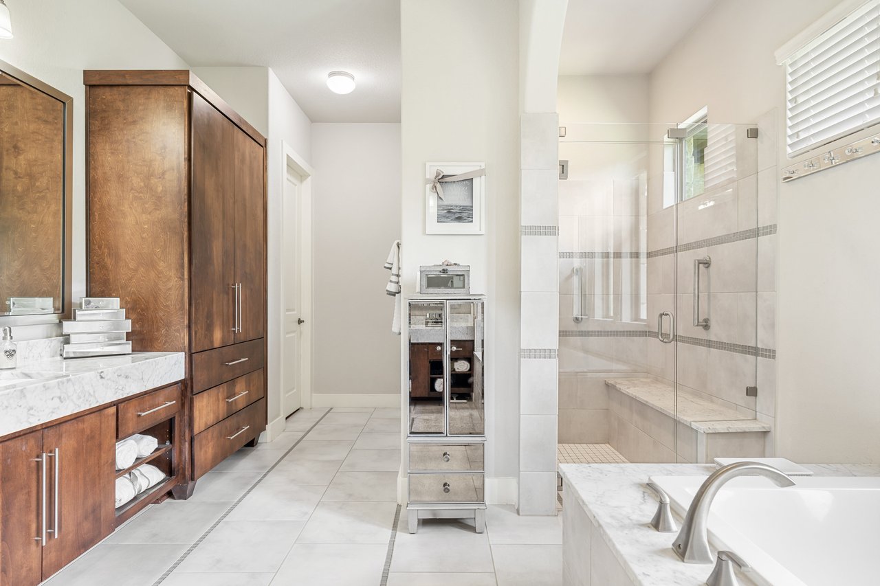 Modern Transitional Luxury Home in Gated Bluffs of Steiner Ranch | Lake Austin Access + Hill Country Views | $1.9MM