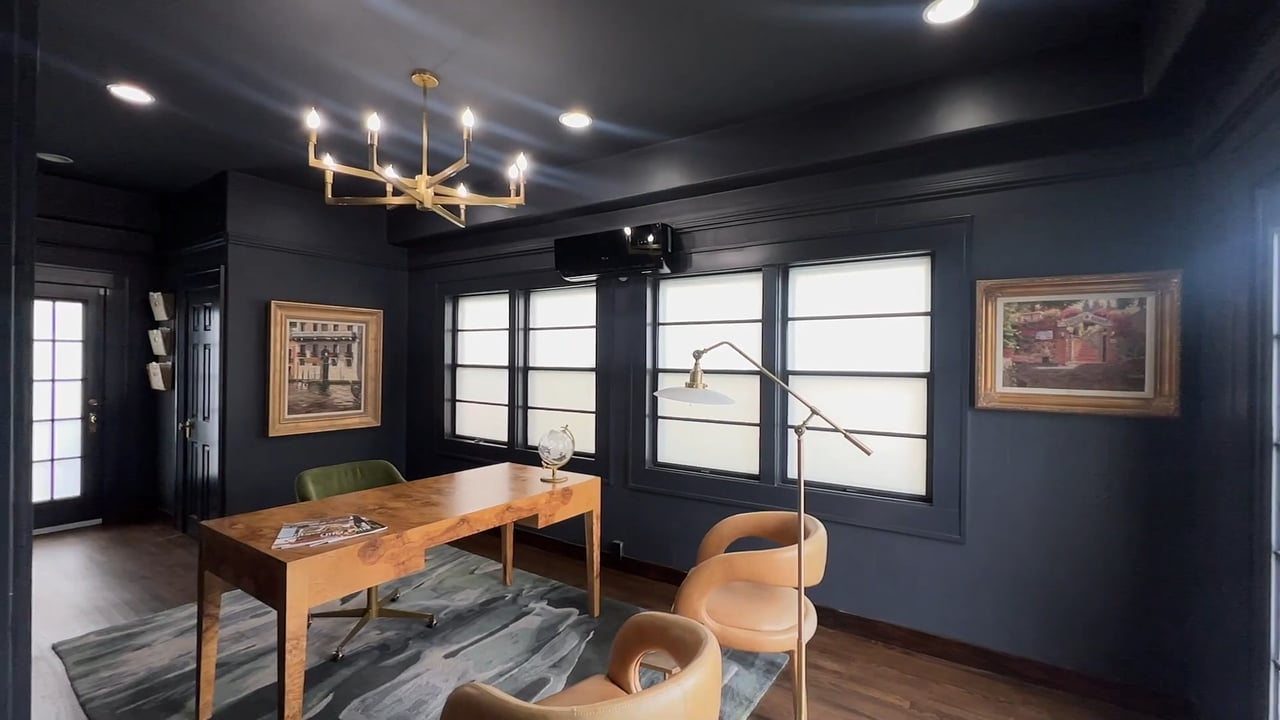 Masculine & Moody Office