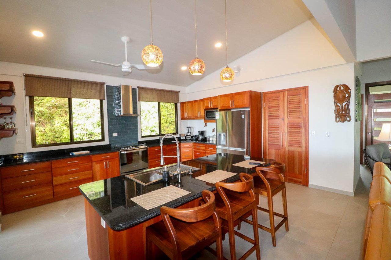 Private 2-Bed Hacienda with Ocean & Mountain Views, Pool & Development Potential in Ojochal