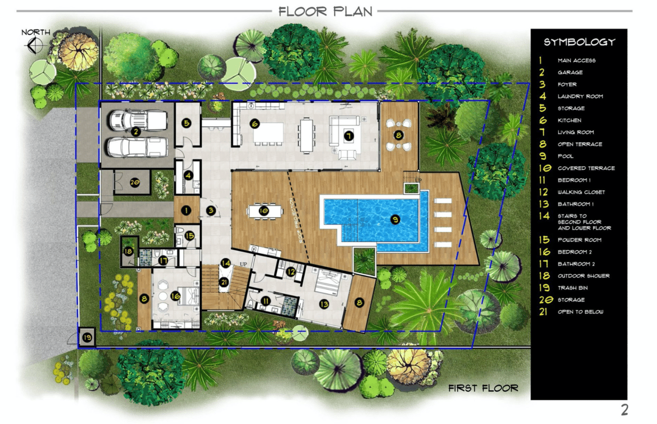Casa Pachote Lot 40 Tamaridndo Park Oceanview Luxury Home on Two Lots