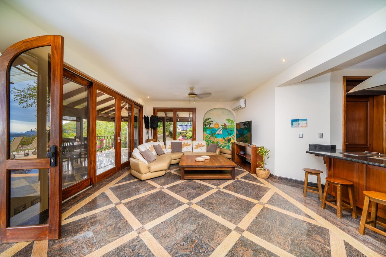 Casa Nikita | 4-Bedroom Ocean View Villa with Pool Near Potrero Beach
