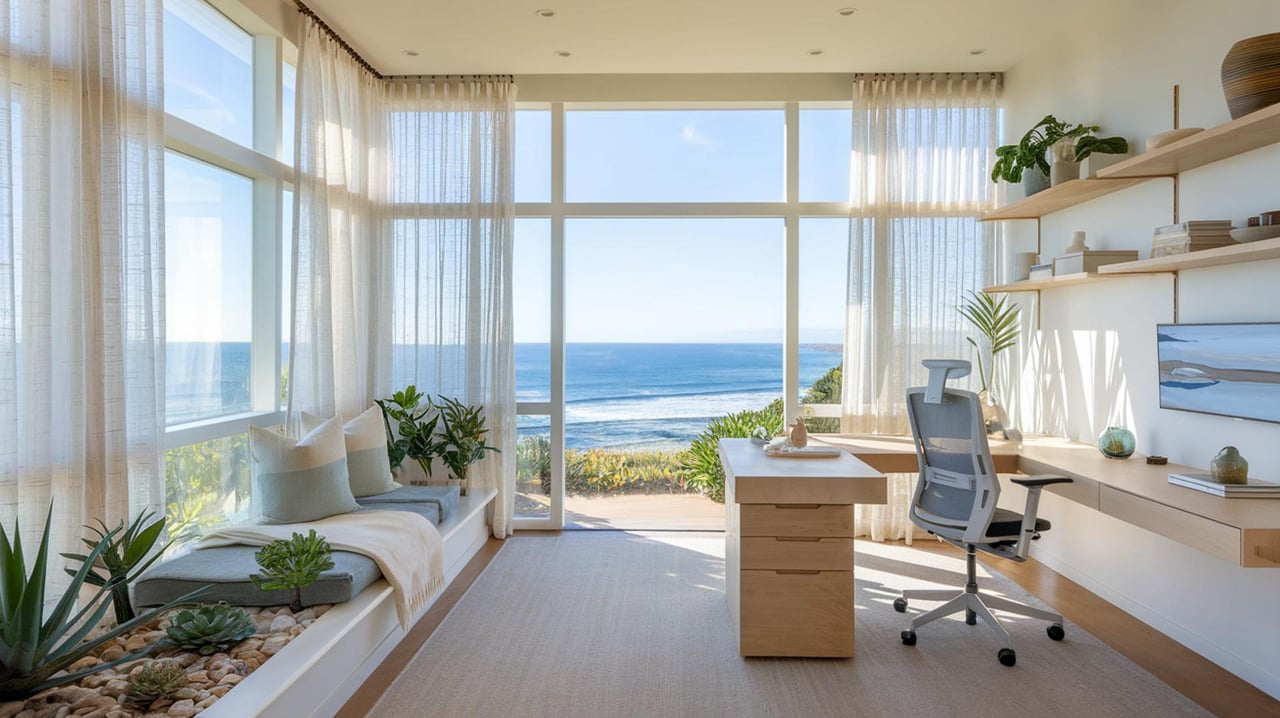 Home Office Design Ideas for Malibu, CA Homes