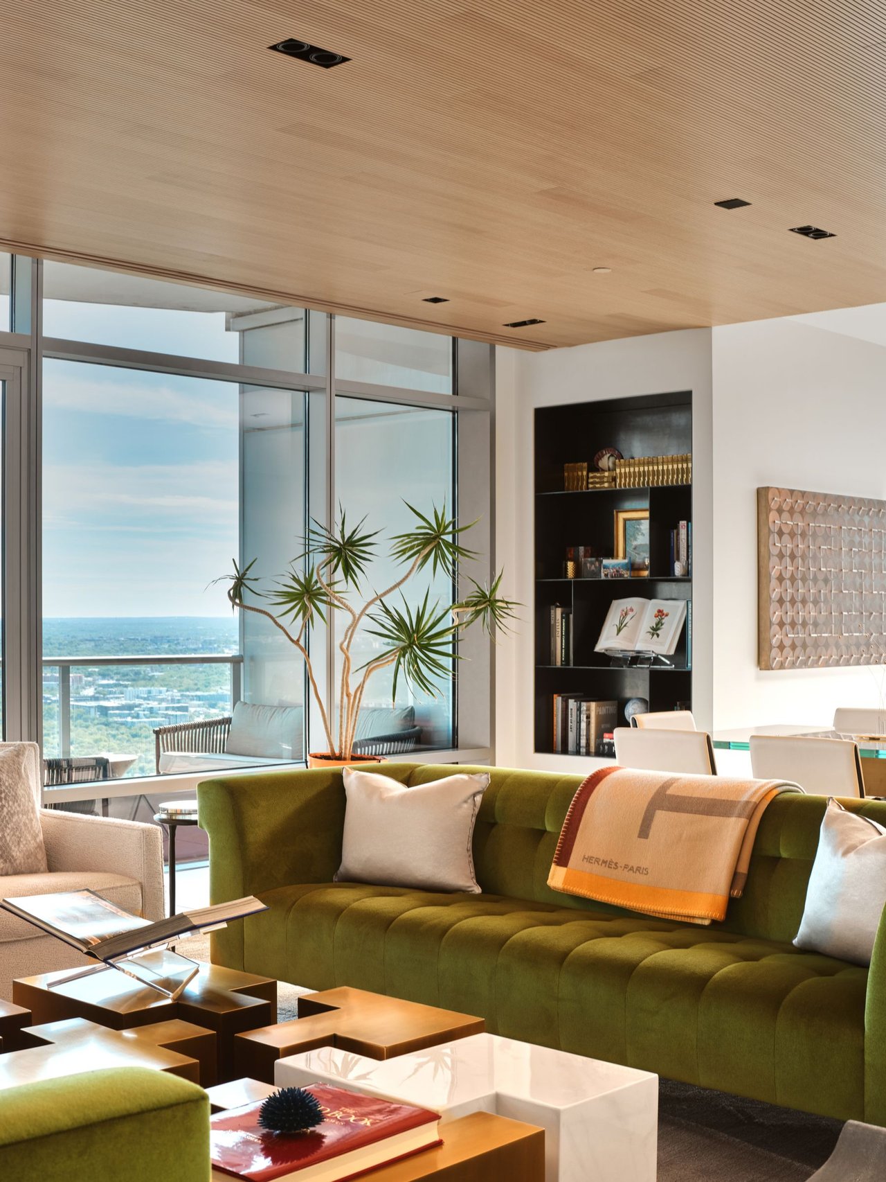 Panoramic Views of Living Art at The Austonian