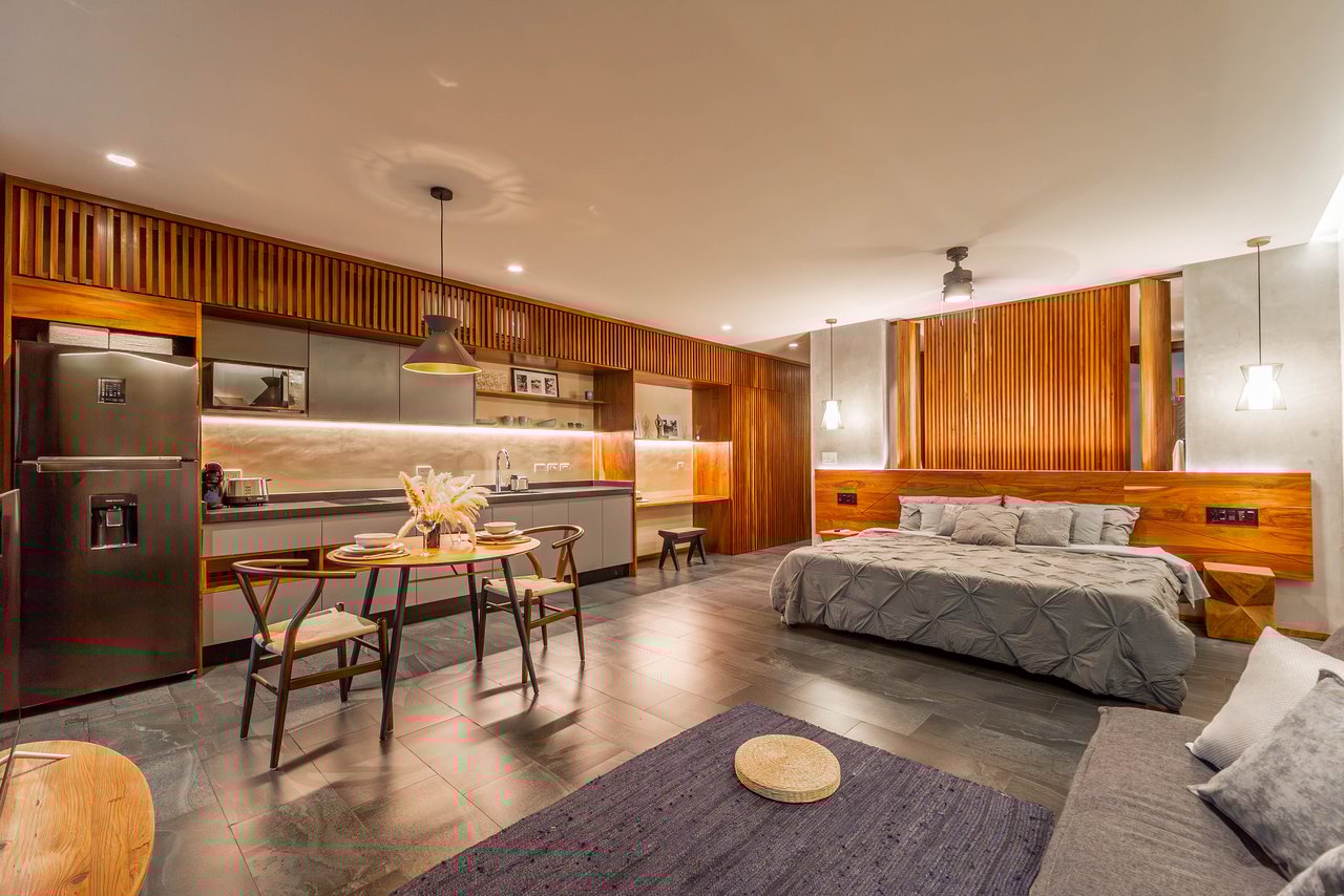 Luxury Furnished Studio with Rooftop & Pool | Miraluna Aldea Zama