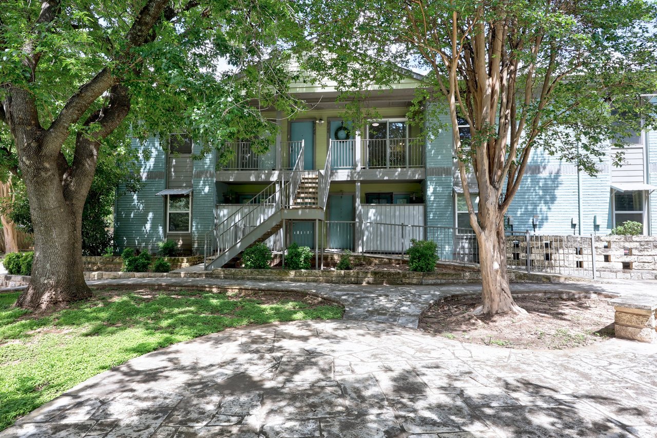 Top-Floor Condo Retreat in Gated Ivy Condos | Private Balcony + Tree-Filled Views