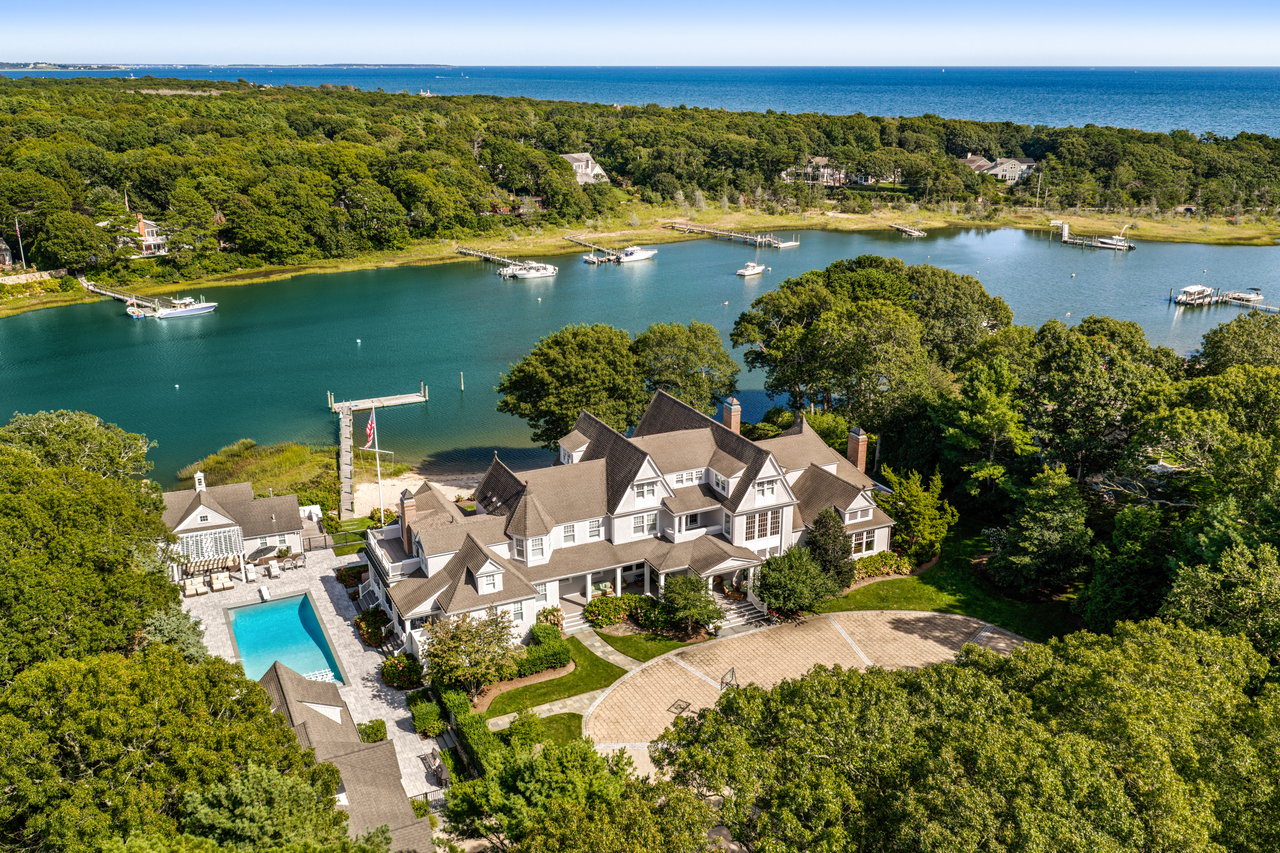 Landmark Waterfront Estate in Osterville