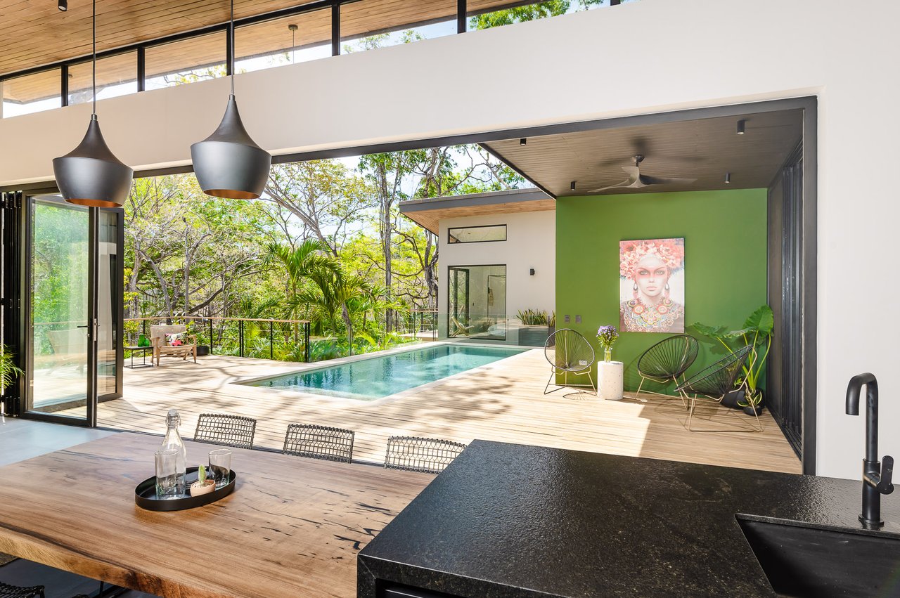 Casa Jungla | Contemporary 4-Bedroom Home with Private Pool in Las Ventanas, Playa Grande