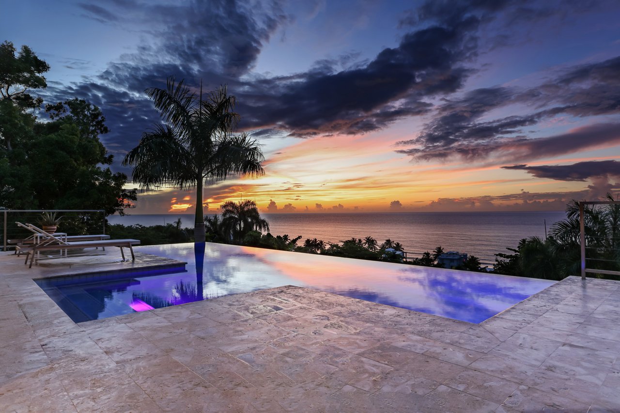 Casa Azul, Rincón PR                  Luxury Modern Hilltop & Ocean Views