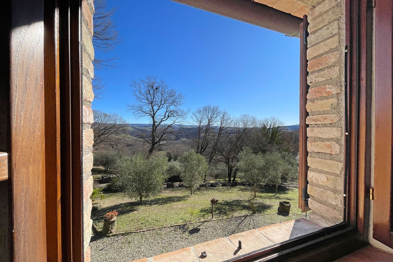 A Charming Stone Farmhouse for Sale in Radicofani