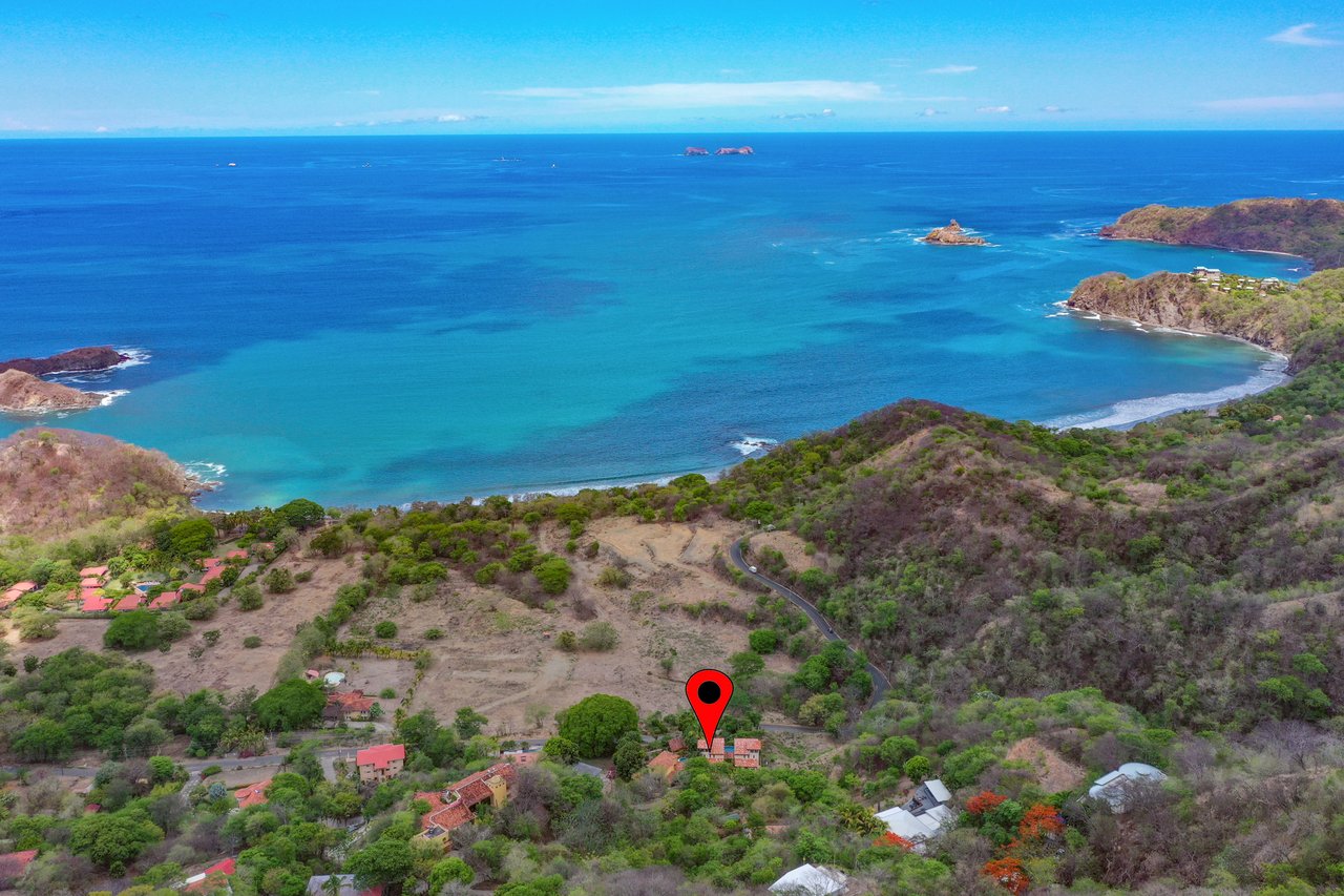 Casa Marazul | Ocean-View 5-Bedroom Home with Guest House & Infinity Pool near Playa Prieta