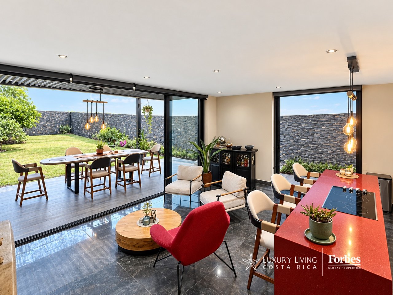 21566 - Contemporary corner home with 3 bedrooms and a garden in Lindora