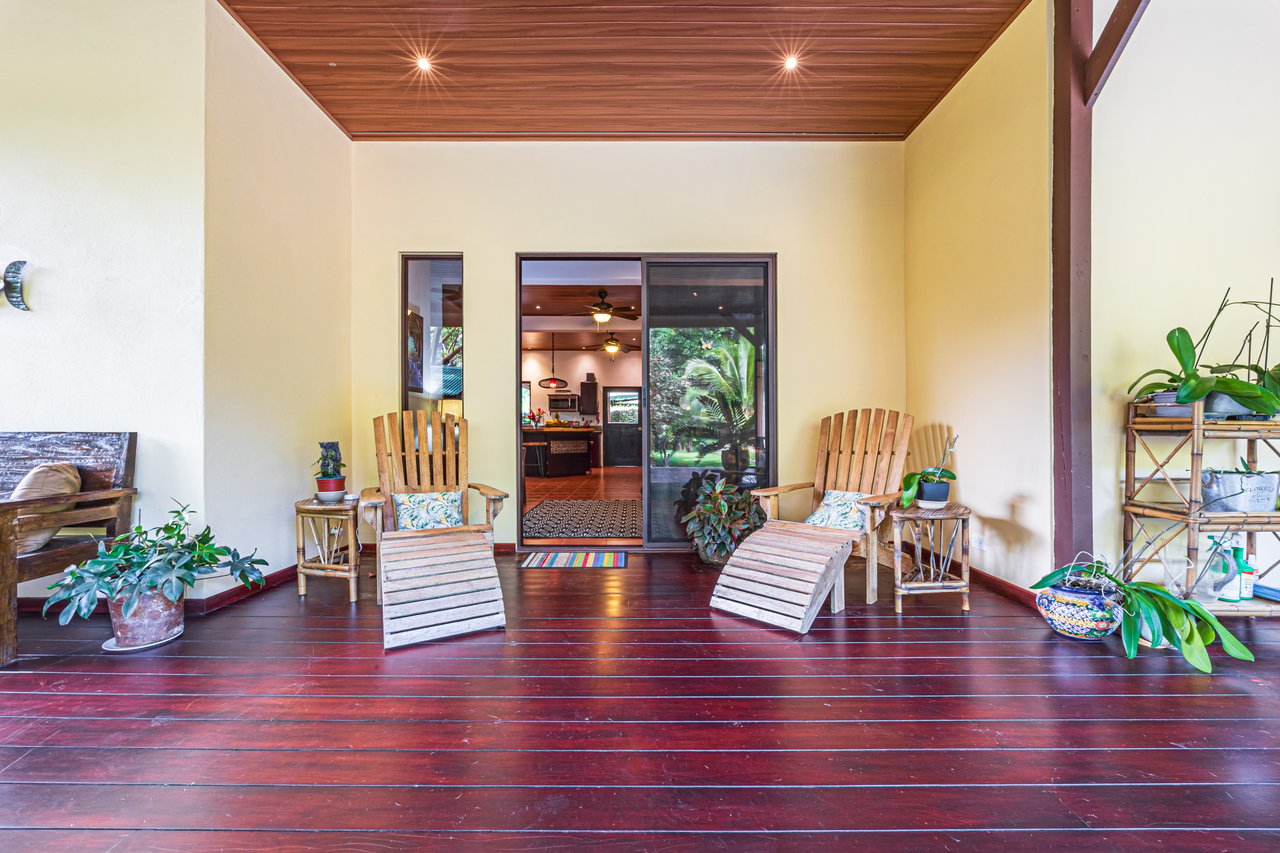 0.50 ACRES – 5 Bedroom Riverfront Modern Home, Walking Distance To Dominical!!!