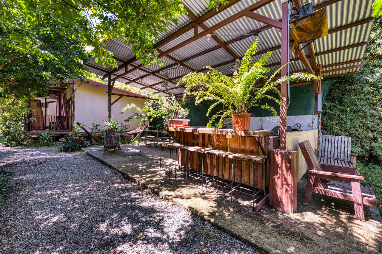 DOMINICAL HOTEL OR RETREAT WITH 11 RENTALS PLUS OWNER’S HOME
