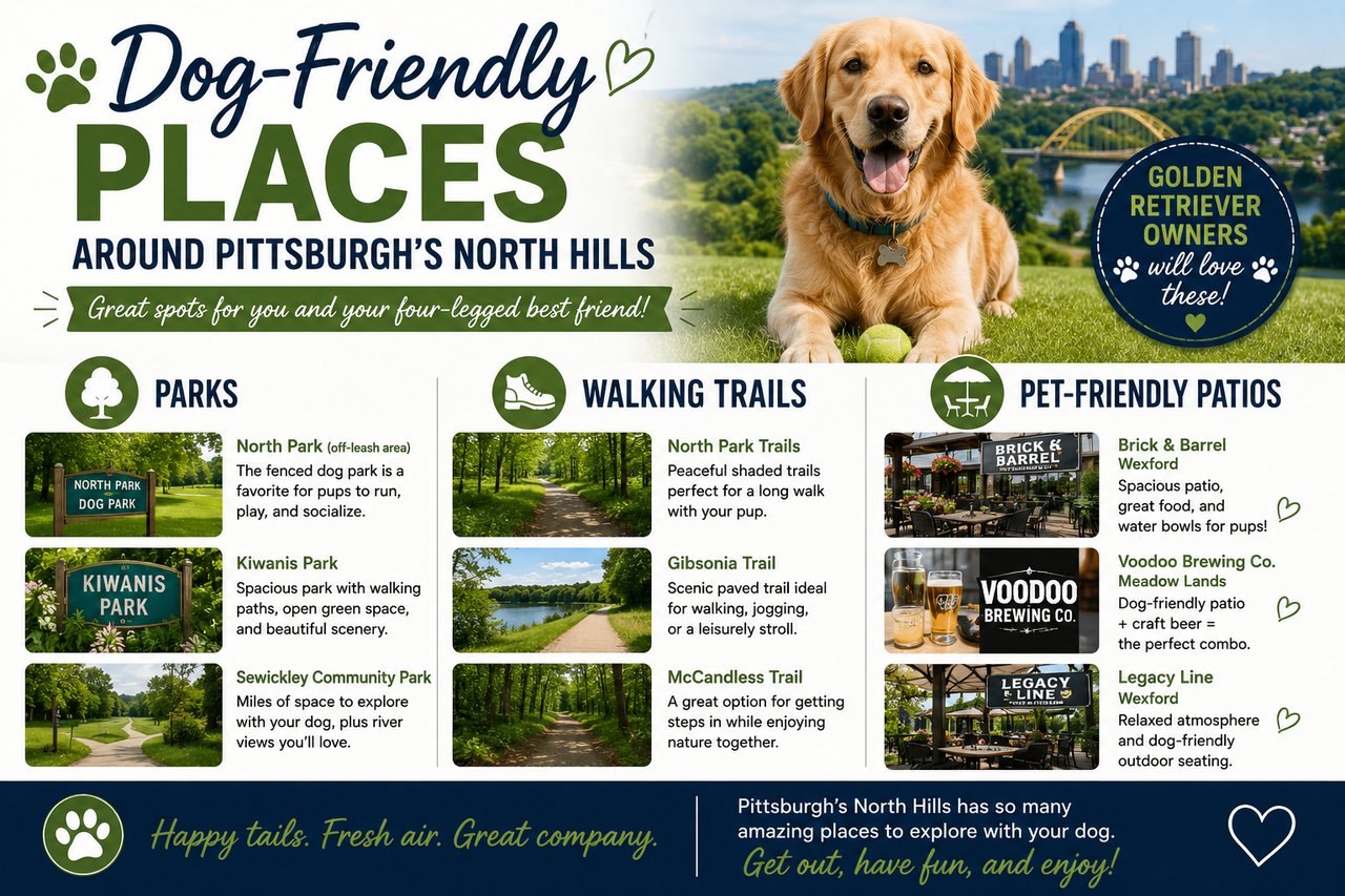 Dog-Friendly Places Around Pittsburgh's North Hills
