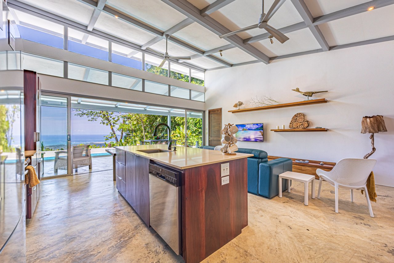 Uvita Ocean and Whale Tail View Modern Home on 3.64 Acres in Exclusive Enclave