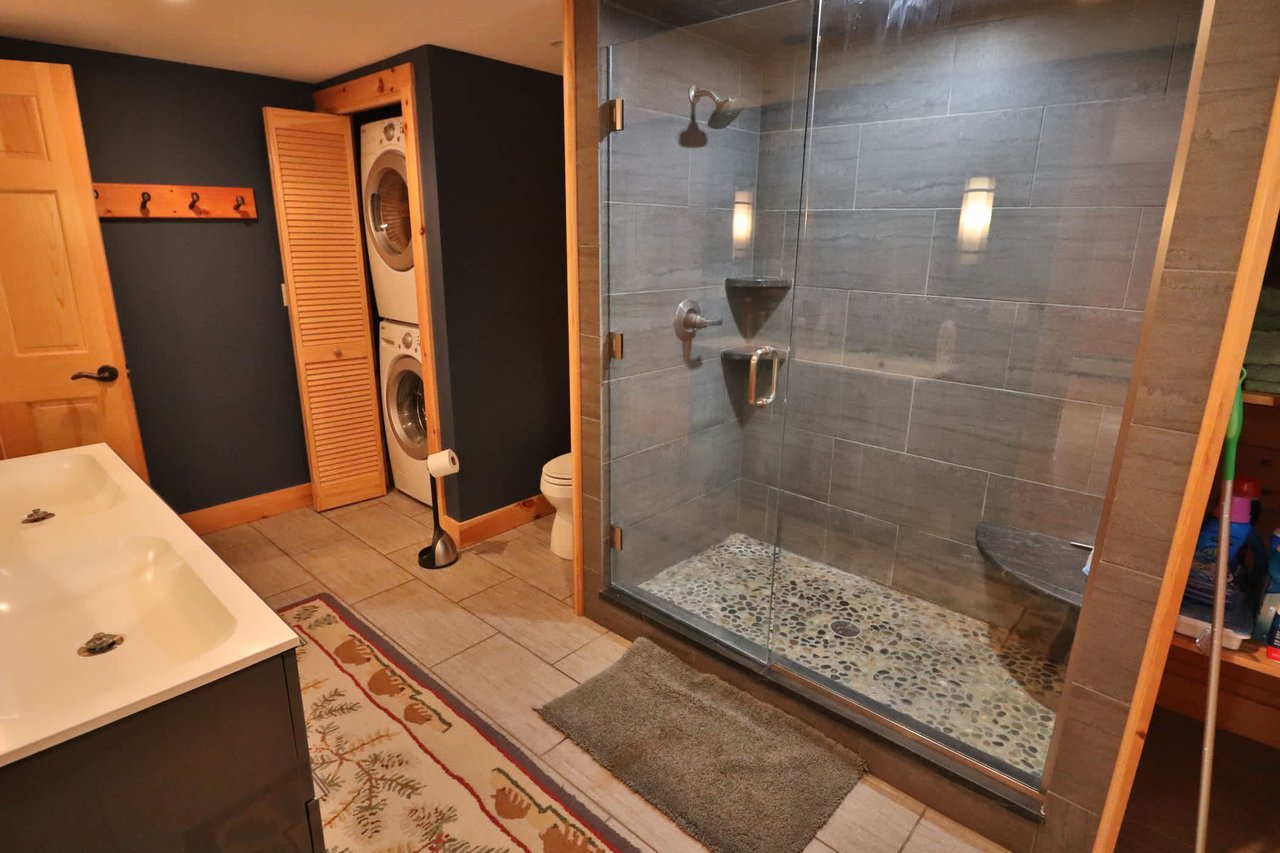 Single family log home ski season rental