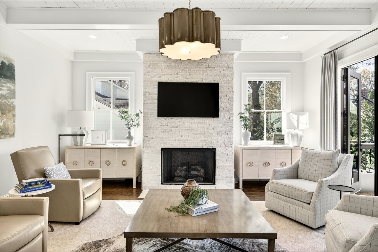 Elegant interior of a luxury home in Atlanta Georgia showcasing refined finishes and custom architecture for discerning high-net-worth buyers