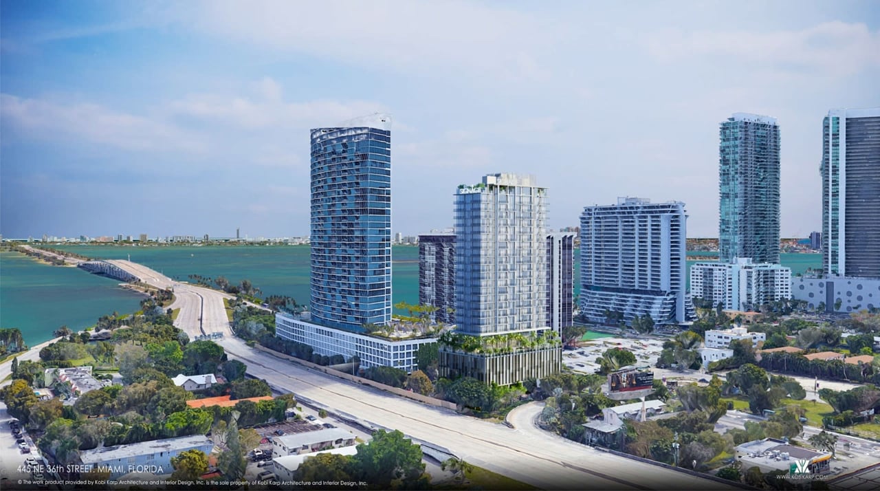 A 27-story tower in Edgewater has been submitted to the Urban Development Review Board (Jan 2024)