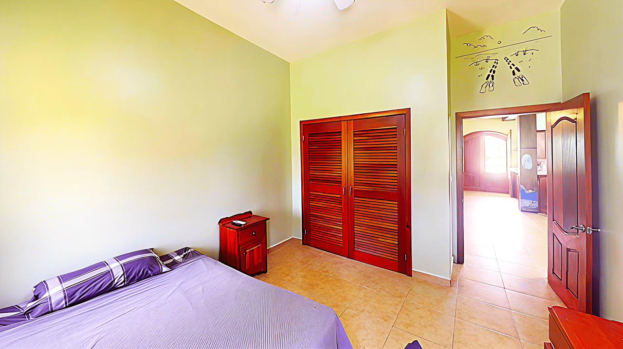 Waterview Villa steps away from 9 hole golf course and the Caribbean Sea