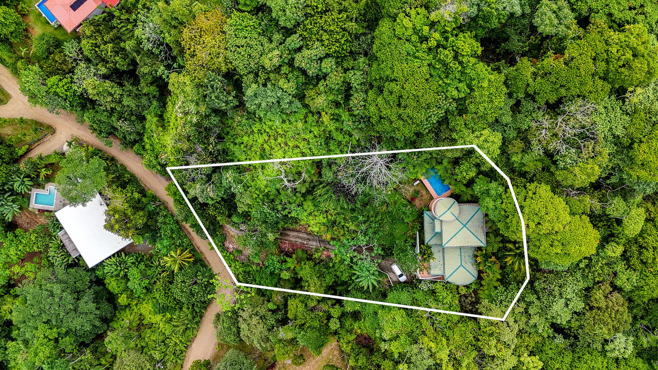Ocean View Home for Sale in Ojochal with Pool & Jungle Views
