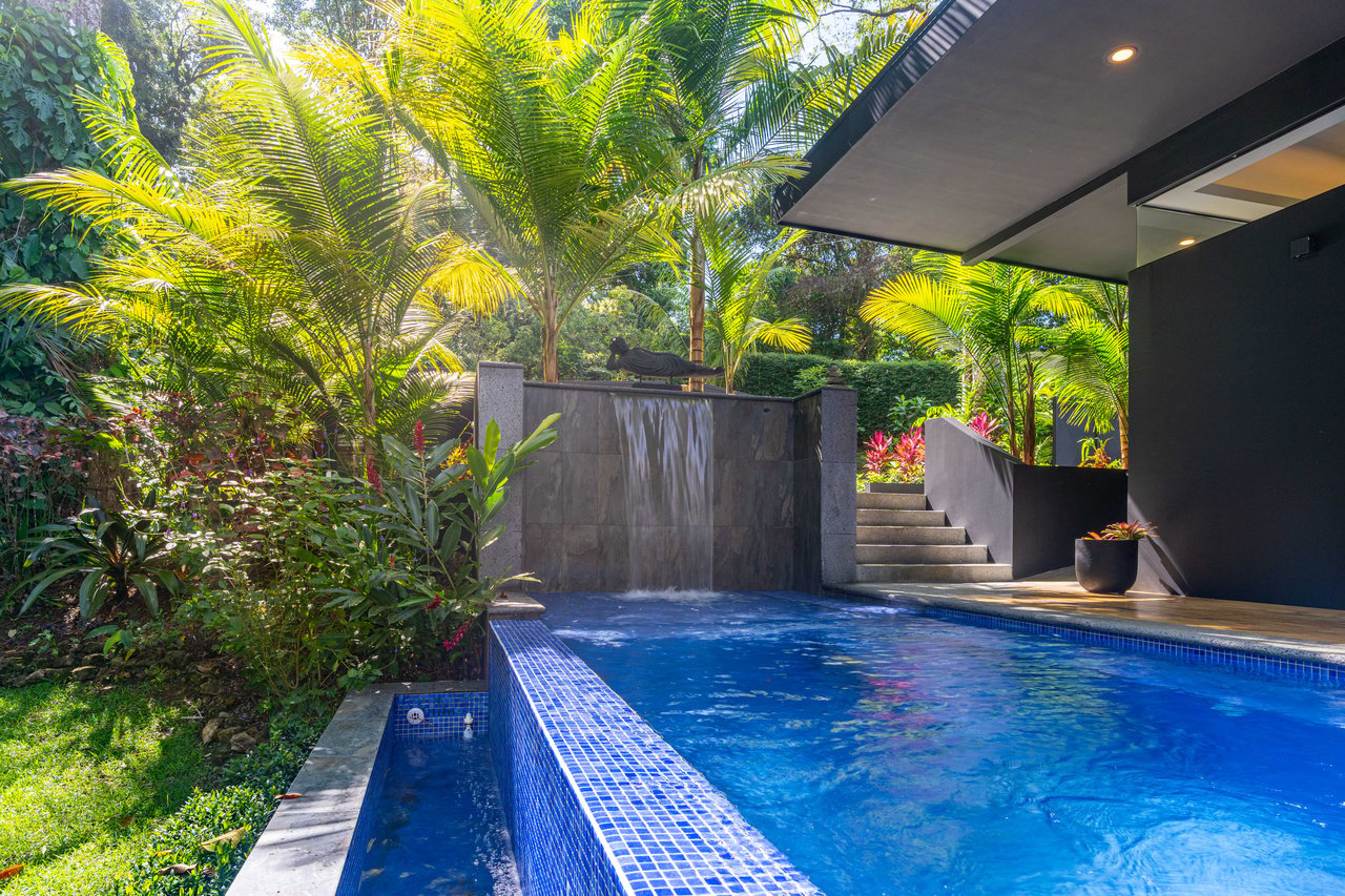 Escaleras Modern Elegance with Ocean Window Views and Jungle Tranquility, Dominical Costa Rica