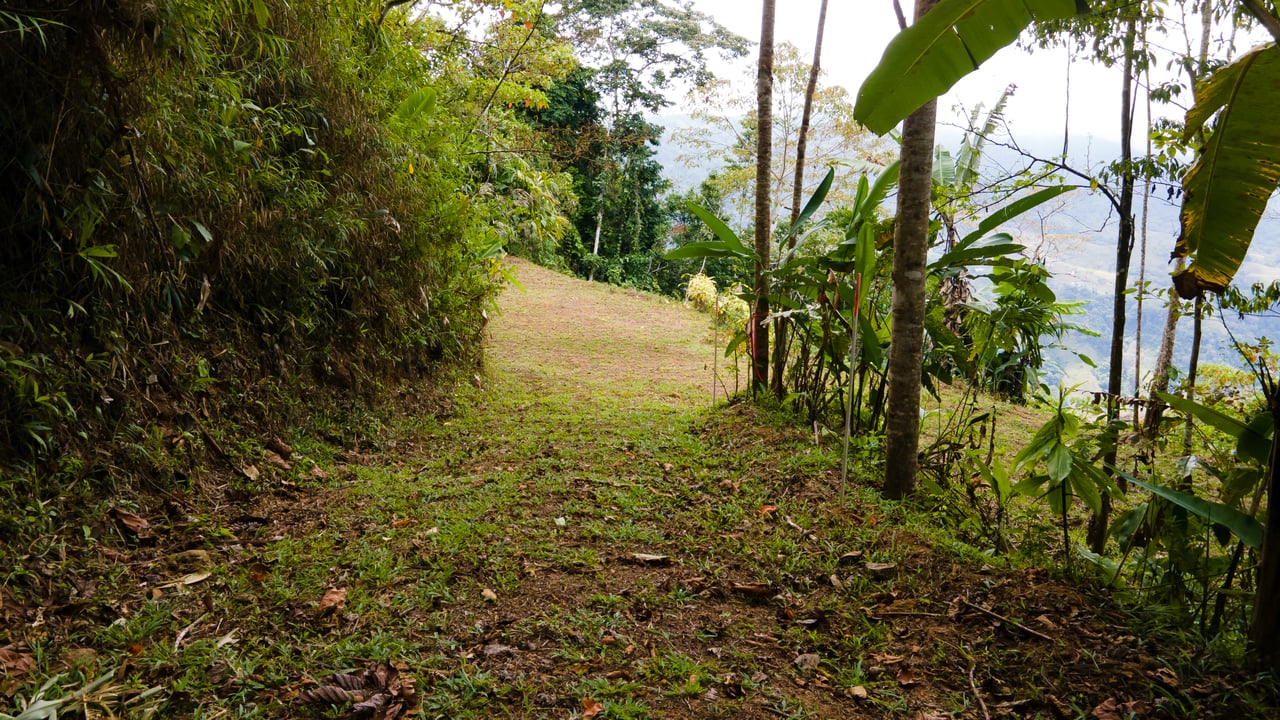 Incredible Mountain and Whale Tail View Home Site Above Uvita