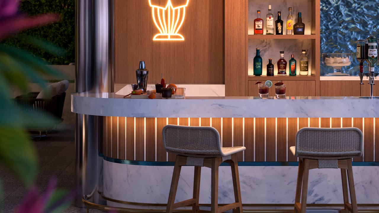 Mr. C Residences  bar