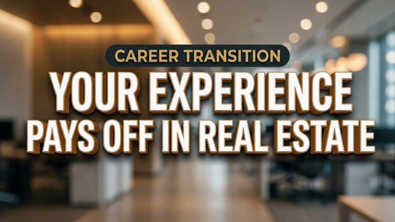 Your Previous Career Matters