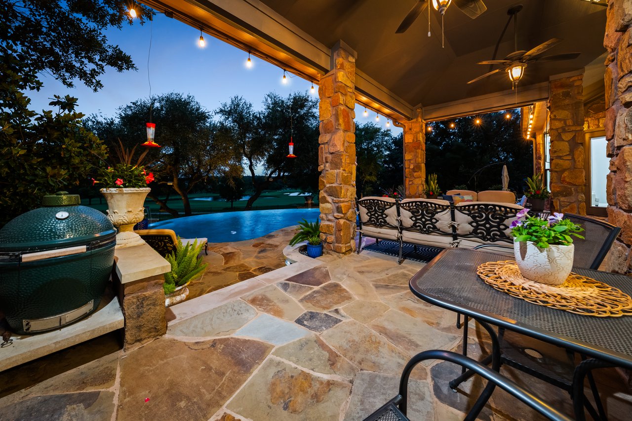 Luxurious Golf Course Estate with Unmatched Views & Resort-Style Backyard | Overlooking the Scenic 13th Hole Fairway at UT Golf Club in Steiner Ranch