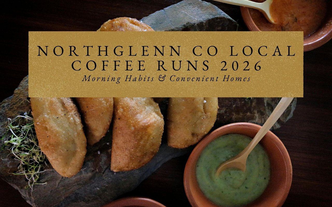 “Empanada and Colombian coffee pairing at Empanada Espresso, savory breakfast fusion in Northglenn