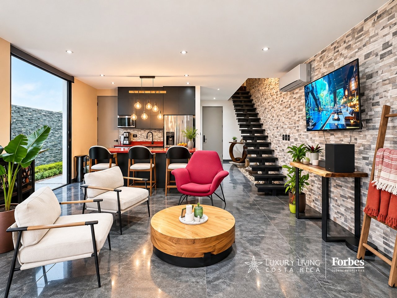 21566 - Contemporary corner home with 3 bedrooms and a garden in Lindora