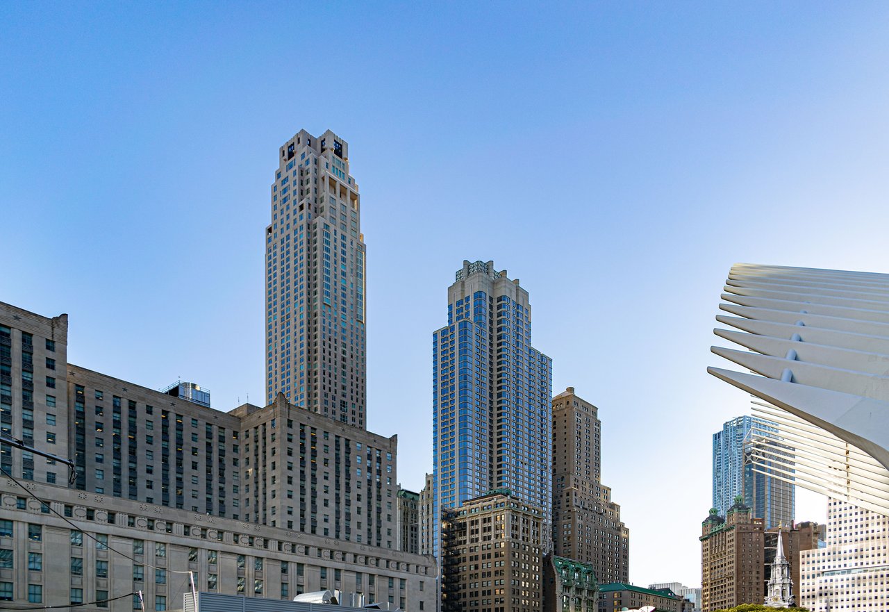 30 Park Place, the iconic Four Seasons Private Residences luxury condominium tower in Lower Manhattan.