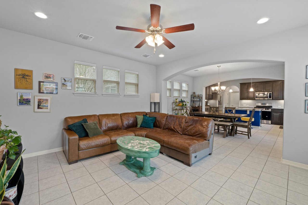 Bright & Updated Home in Goodnight Ranch with Dual Backyards, Loft & Outdoor Upgrades!