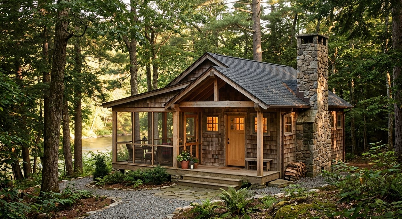 Cabin and River Life Around Paw Paw