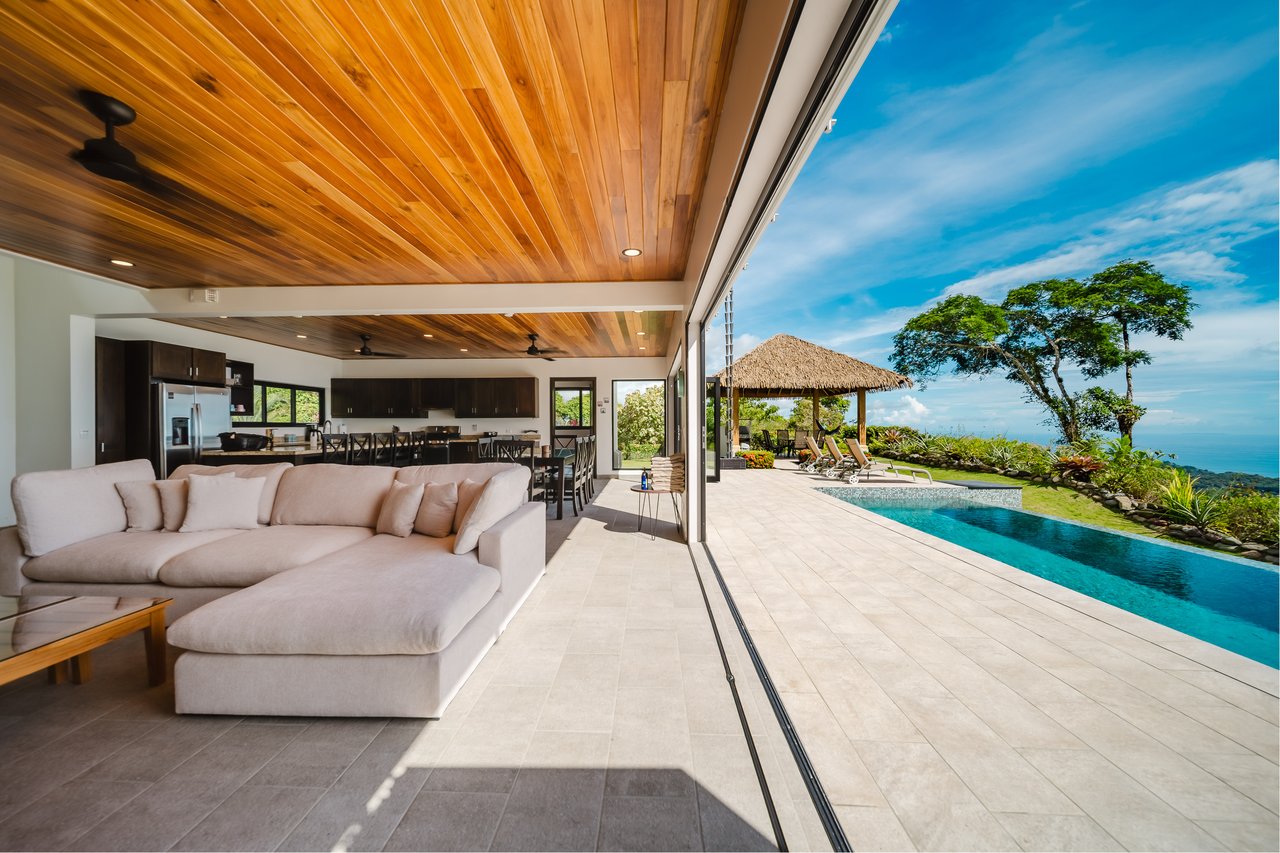 Luxury 5-Bedroom Ocean View Estate I Elevated Living Above Dominical